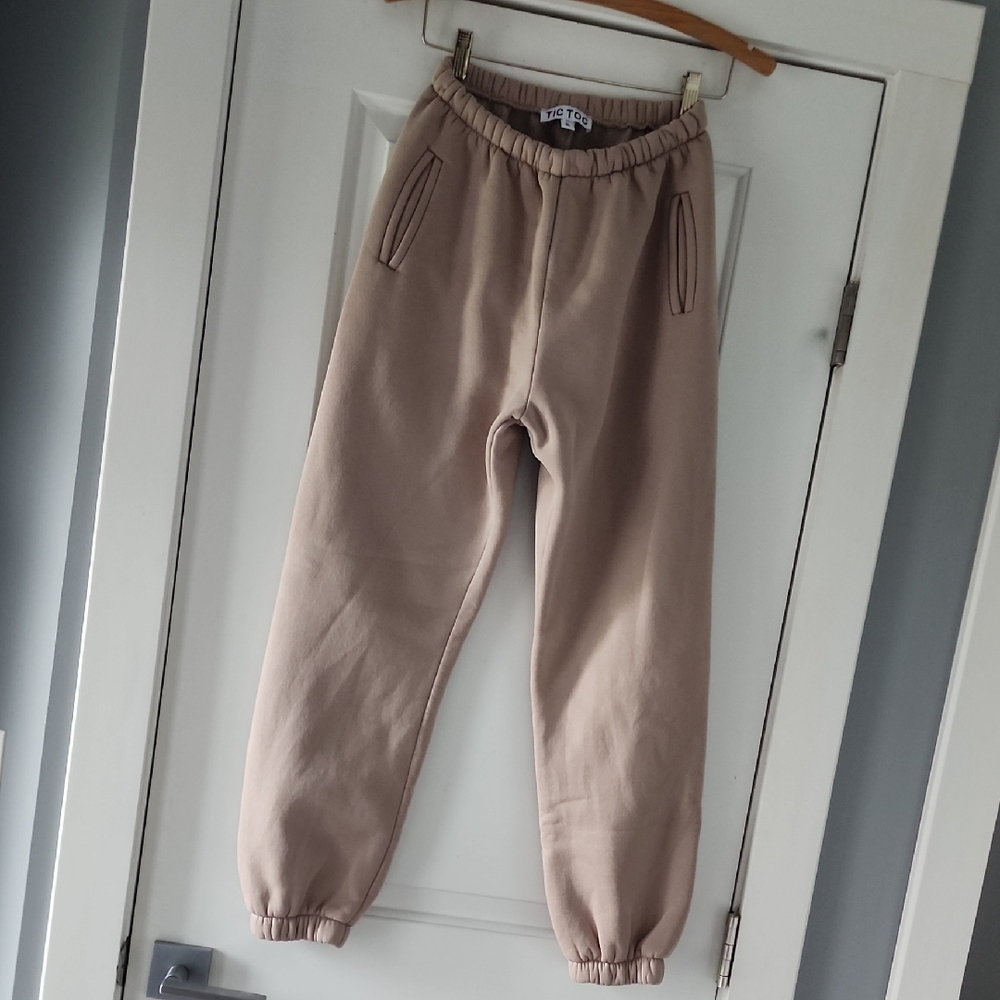 Tan Jogger Pants